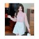  2024 Lace Embroidery Women's Long Sleeve Shirt