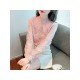  2024 Lace Embroidery Women's Long Sleeve Shirt