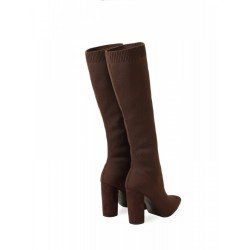 Fall Pure Color Chunky Knee Length High Boots Fall Pure Color Chunky Knee Length High Boots