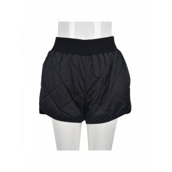 Casual Black Rhombus Lattice Cotton Shorts With Pockets Casual Black Rhombus Lattice Cotton Shorts With Pockets