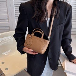  PU Pure Color Messenger Bag For Women