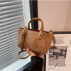  PU Pure Color Messenger Bag For Women