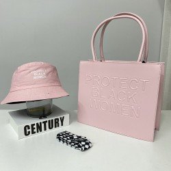 PU Letter Embossed Women's Tote Bag  PU Letter Embossed Women's Tote Bag