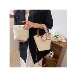 PU Contrast Color Women's Cross-body Bags  PU Contrast Color Women's Cross-body Bags