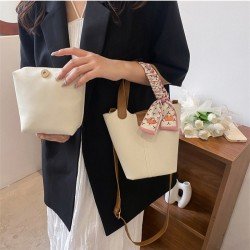  PU Contrast Color Women's Cross-body Bags