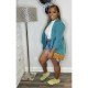  Fashion Pure Color Small Suit Jacket
