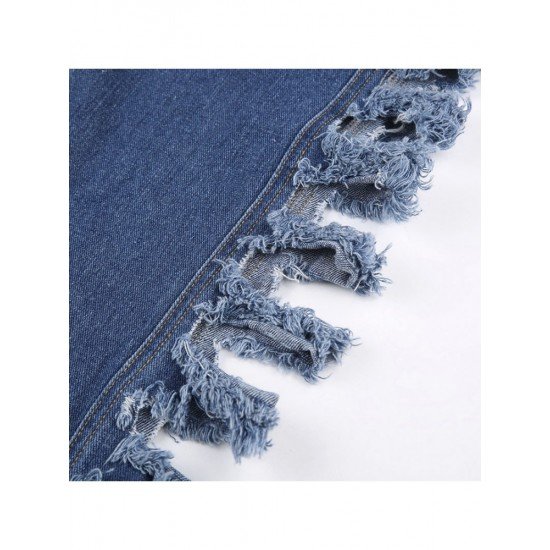  2024 Street Stylish Ripped Casual Denim Jeans
