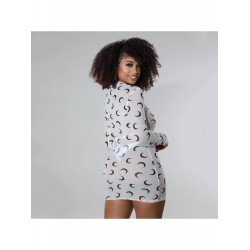 Sexy See Through Long Sleeve Short Dress Sexy See Through Long Sleeve Short Dress