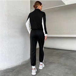 Color Blocking 2 Piece Workout Sets For Women