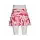  2024 Summer Pink Camouflage Pleated Girl Skirt