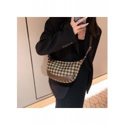 Ladies Canvas Houndstooth Leopard Shoulder Bags Ladies Canvas Houndstooth Leopard Shoulder Bags