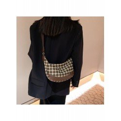 Ladies Canvas Houndstooth Leopard Shoulder Bags Ladies Canvas Houndstooth Leopard Shoulder Bags