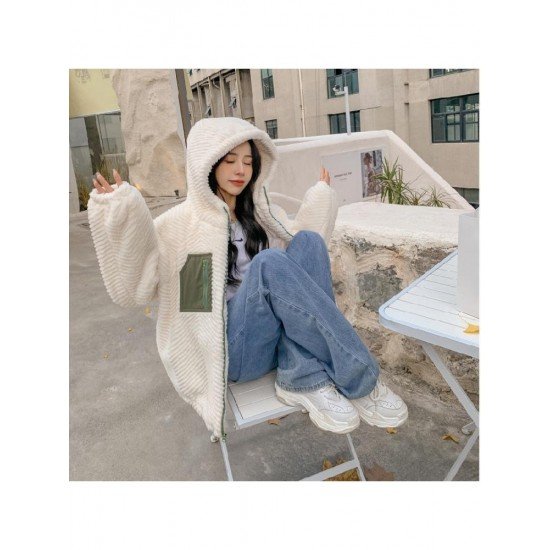  2024 Winter New Patchwork Women's Faux Fur