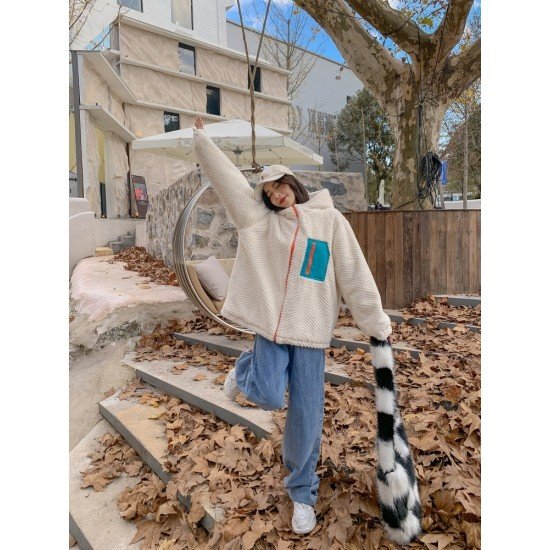  2024 Winter New Patchwork Women's Faux Fur