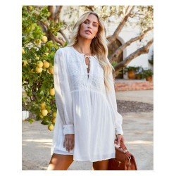 Pure Color Loose Women's Long Sleeve Dress  Pure Color Loose Women's Long Sleeve Dress