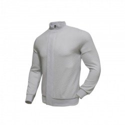  Pure Color Zipper Men's Casual Sweater