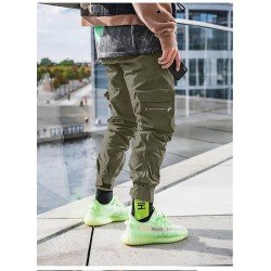 Pure Color Zipper Men's Casual Pants  Pure Color Zipper Men's Casual Pants