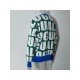  2024 Round Neck Loose Letter Contrast Color Sweater