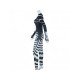  Fashion Tight Hollowed Out Striped Women's Jumpsuit