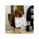  Casual Canvas Cute Cartoon Printed Tote Bag