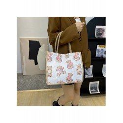 Casual Canvas Cute Cartoon Printed Tote Bag  Casual Canvas Cute Cartoon Printed Tote Bag