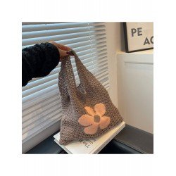 Casual Plush Weave Flower Women's Bag  Casual Plush Weave Flower Women's Bag
