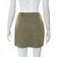  2024 New Summer Khaki Short Skirts