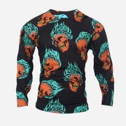 Casual Skull Printing Round Neck Men's Pullover  Casual Skull Printing Round Neck Men's Pullover