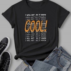 Cool Letter Printed Leisure Women T Shirt Tops