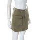  2024 New Summer Khaki Short Skirts