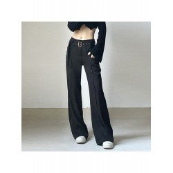 Black Flare Pant Trousers For Ladies Black Flare Pant Trousers For Ladies