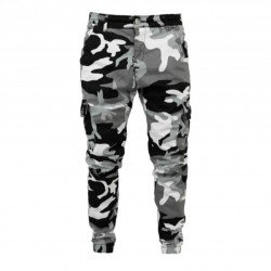  Casual Camouflage Long Deinm Jeans For Men