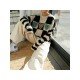  2024 Contrast Color Checkerboard Knitted Sweater