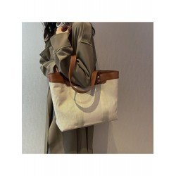 Contrast Color Large Capacity Women's Tote Bag  Contrast Color Large Capacity Women's Tote Bag
