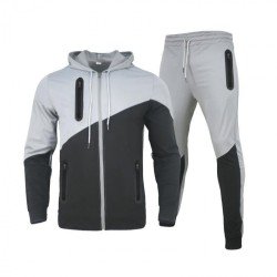 Active Workout Hooded Coat And Trousers Sets For Men
