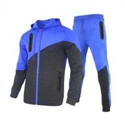 Active Workout Hooded Coat And Trousers Sets For Men