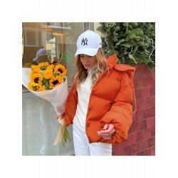 Winter Pure Color Hooded Women's Cotton Down Coats  Winter Pure Color Hooded Women's Cotton Down Coats