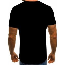 Summer Fashion Printing Crew Neck Men's T-Shirt  Summer Fashion Printing Crew Neck Men's T-Shirt