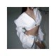  2024 Autumn Pure Color Women's Short Jacket