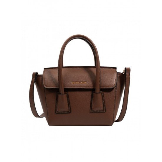  2024 Fashion PU Pure Color Messenger Bag