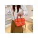  2024 Fashion PU Pure Color Messenger Bag