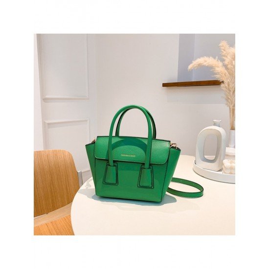  2024 Fashion PU Pure Color Messenger Bag