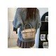  2024 Fashion PU Pure Color Messenger Bag