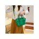  2024 Fashion PU Pure Color Messenger Bag