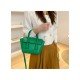  2024 Fashion PU Pure Color Messenger Bag