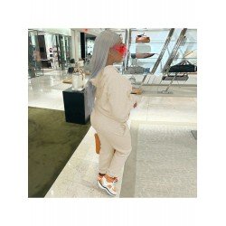 Casual Solid Pockets Matching Hoodies Top And Trouser Sets Casual Solid Pockets Matching Hoodies Top And Trouser Sets