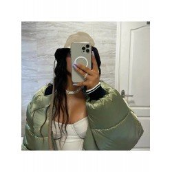 Winter Ladies Green Casual Short Down Coats Winter Ladies Green Casual Short Down Coats