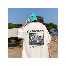 Summer Loose Letter Printed Half Sleeve T-Shirt  Summer Loose Letter Printed Half Sleeve T-Shirt