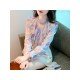  2024 Autumn French Bow Women's Long Sleeve Top