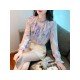  2024 Autumn French Bow Women's Long Sleeve Top